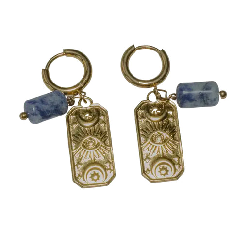 Etoille de Saphir Oorbellen